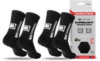 Tape Design Double Pack Superlight Lange Sokken Zwart EU 37-48 Man