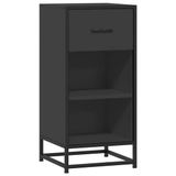 vidaXL Dressoir Zwart 35,5x35x76 cm Hout & Metaal