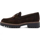 Tamaris - Dames - Loafers - Leer - Bruin - Maat 36