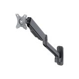 goobay Monitor muurbeugel met mechanische veer voor monitoren van 17 tot 32 inch (43-81 cm), max. 9 kg, wandmontage, VESA 75/100mm, zwart, 70820