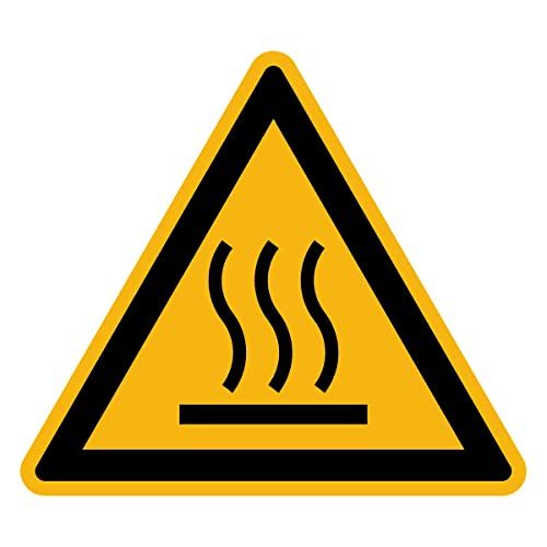 Ambiance Sticker Waarschuwingssticker - Warm Oppervlak - 35x35cm