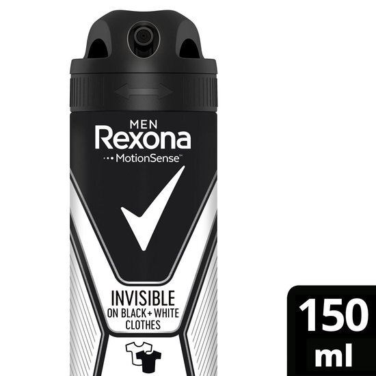 Rexona Men invisible on black+white clothes antiperspirant