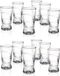 Glasmark Shotglaasjes - 24x - gold collection - 25 ml - glas - borrelglazen