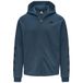 Kappa IGOJOSO Fleecejack voor heren, French Terry, 280 g, normale pasvorm, met ritssluiting en geribbelde manchetten, hoogwaardig design en sportieve stijl, blauw en maat XL