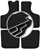 Wielganizator CARLUX-SILVER automatten voor: Skoda 100S / 100L sedan (1969-1977)