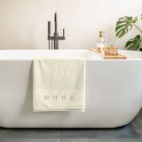Serviette de bain personnalisée - Beige