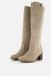 Rieker Hoge laarzen beige Suede - Dames - Maat 36