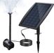 Wan GmbH Fontaine solaire - idéale pour jardin et étang - 2,5 W