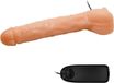 Baile - Realistische Vibrerende Dildo met Afstandsbediening - Beige/Zwart