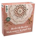 Mindful Mandala - Makramee-Knüpf-Set: Wandbehang. Mit Anleitung und Material zum Selberknüpfen: 80m Makramee-Garn (90% Baumwolle, 10% Polyester), Knüpfscheibe (20cm)