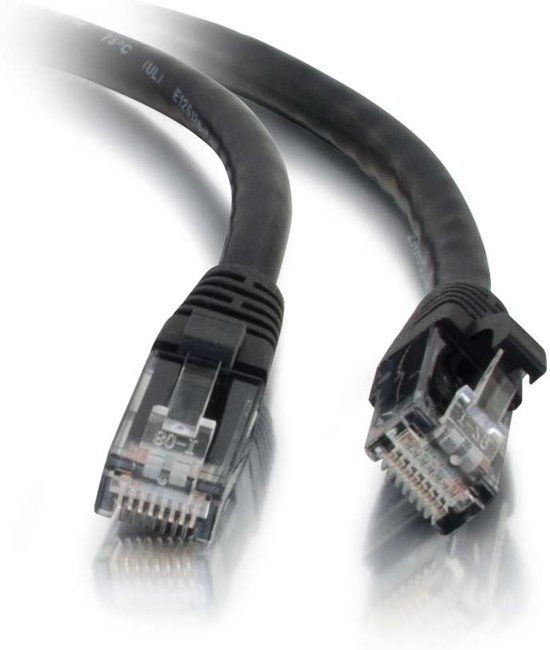 Cables To Go 3m Cat5e Booted Unshielded UTP netwerkpatchkabel - zwart