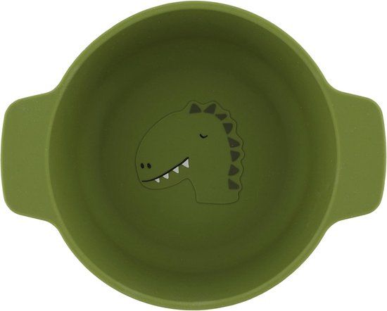 Trixie Siliconen Kom Mr. Dino - Kinderservies - Vaatwasbestendig