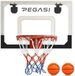 PEGASI Mini Basketbalbord Deur Set - 45x30cm - Inclusief Bal en Pomp