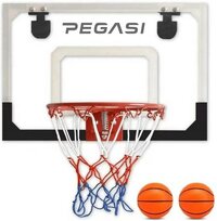 PEGASI Mini Basketbalbord Deur Set - 45x30cm - Inclusief Bal en Pomp