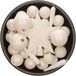 Decoris Lot de décoration de Noël - 45 pièces - plastique - blanc laine - boules de Noël
