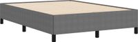 vidaXL Boxspring bed Lichtgrijs 140 x 200 cm Corduroy stof