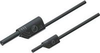 SKS Hirschmann MAL S WS 2-4 100/1 Veiligheidsmeetsnoer Banaanstekker 4 mm Banaanstekker 2 mm 1.00 m Zwart 1 stuk(s)