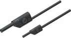 SKS Hirschmann MAL S WS 2-4 100/1 Veiligheidsmeetsnoer Banaanstekker 4 mm Banaanstekker 2 mm 1.00 m Zwart 1 stuk(s)