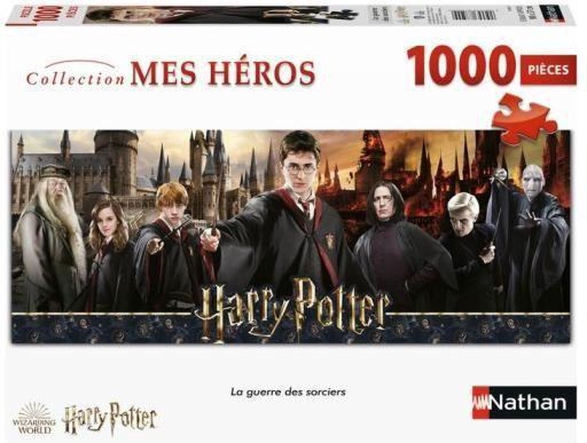 Nathan Puzzel N 1000 p - De tovenaarsoorlog / Harry Potter