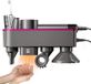 OEM Holland Connections Met automatische handdroging en magnetische mondstukopslag, geschikt voor Dyson föhnaccessoires (paars)