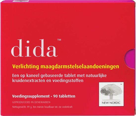 New Nordic Dida - Verlichting maagdarmstelselaandoeningen - 90 tabletten