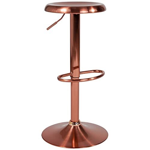 Flash Furniture CH-181220 Residential Barstools modern 31"H x 16"W x 16"D roze goud