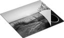 Chefcare Inductie Beschermer Strand en Zee - Zwart Wit - 57,6x51,6 cm