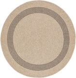 Surya Rhonda Rond Tapijt Beige Jute-look 100 cm