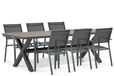 Lifestyle Garden Furniture Lifestyle Lifestyle Sella/Forest 240 cm dining tuinset 7-delig