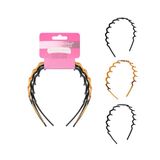 Brushworks Zig Zag Hoofdband - 3 Pack