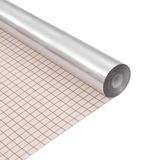 vidaXL Zelfklevende Spiegelfolie 45 x 150 cm 2 st zilver PET