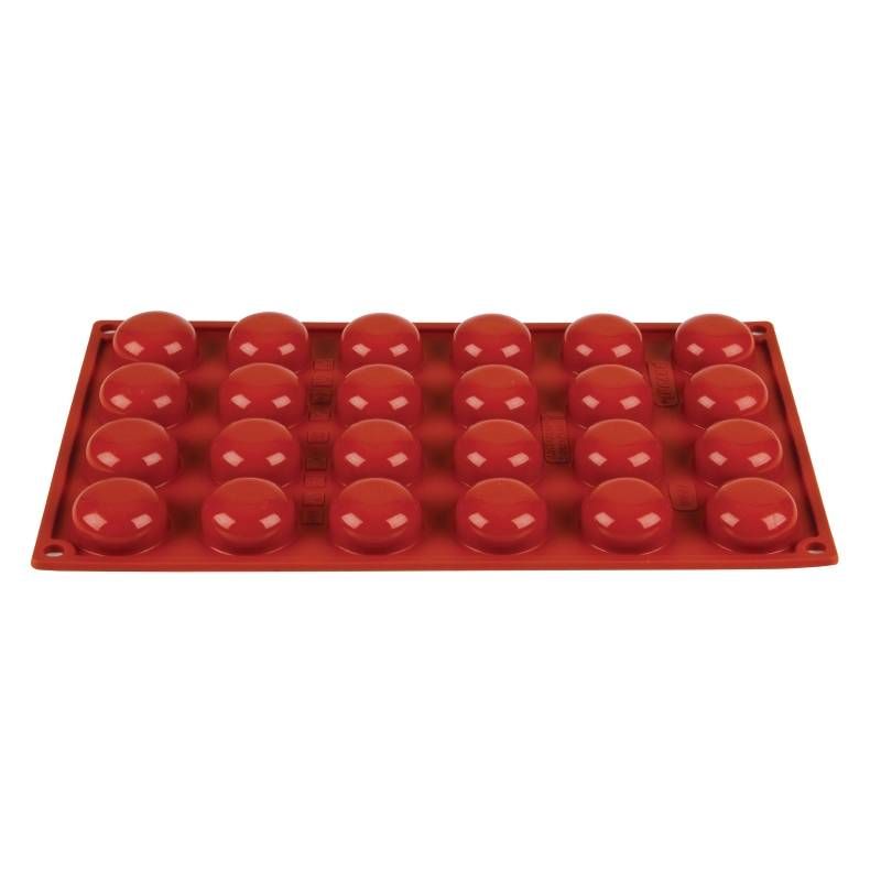 Pavoni Formaflex siliconen bakvorm 24 pomponettes - 8029248064416