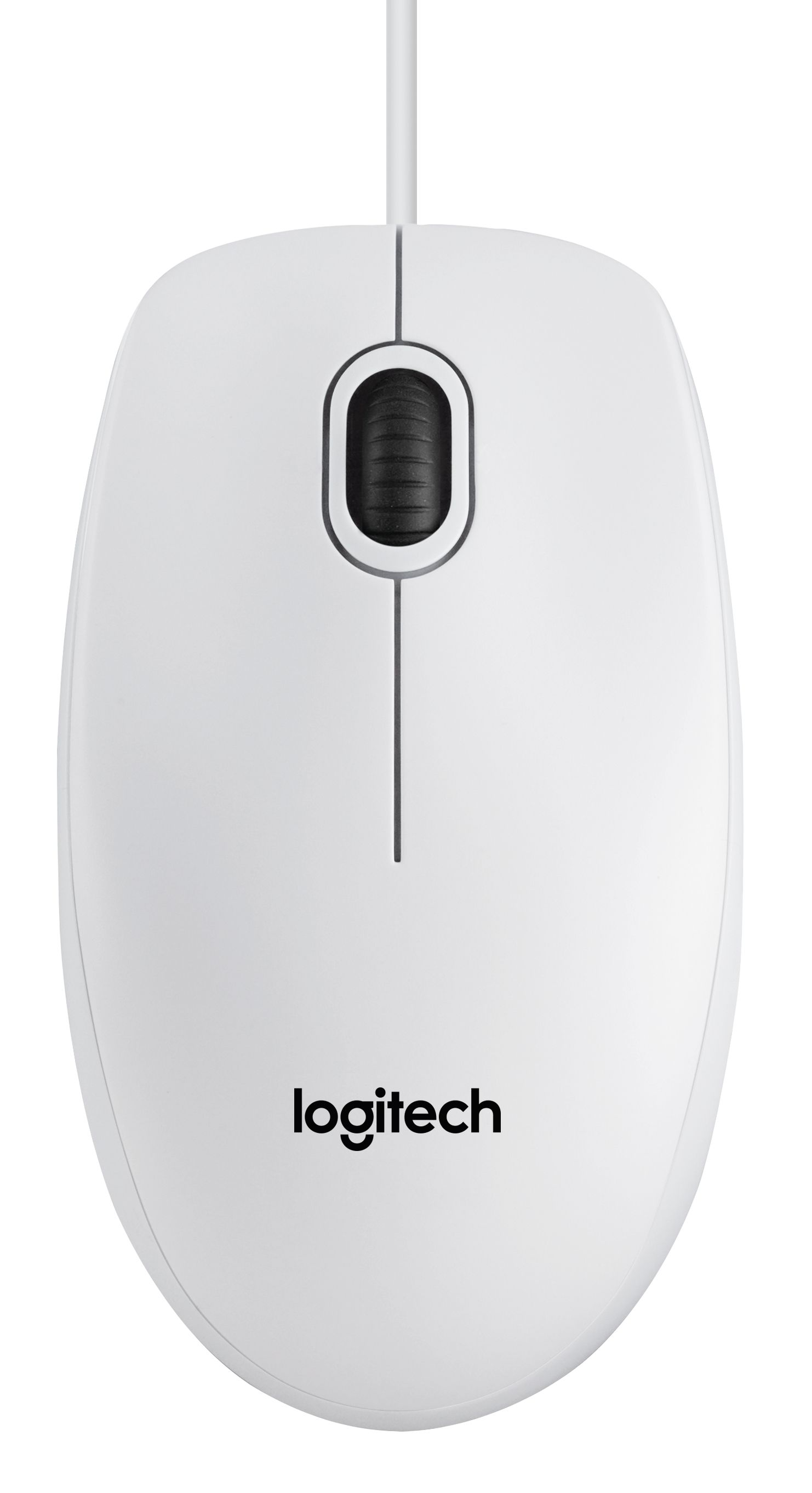 Logitech B100 - Optical USB Mouse - White