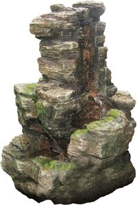 Ubbink AcquaArte Chios Waterornament - Waterval - LED - Polyresin - Bruin