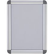 Bi-Office Curled Snap wandframe aluminium A4-formaat