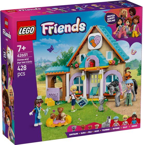 LEGO - Friends LEGO Friends Dierenkliniek voor paarden en huisdieren 42651 - Bouwset