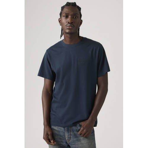 Levi's relaxed T-shirt donkerblauw
