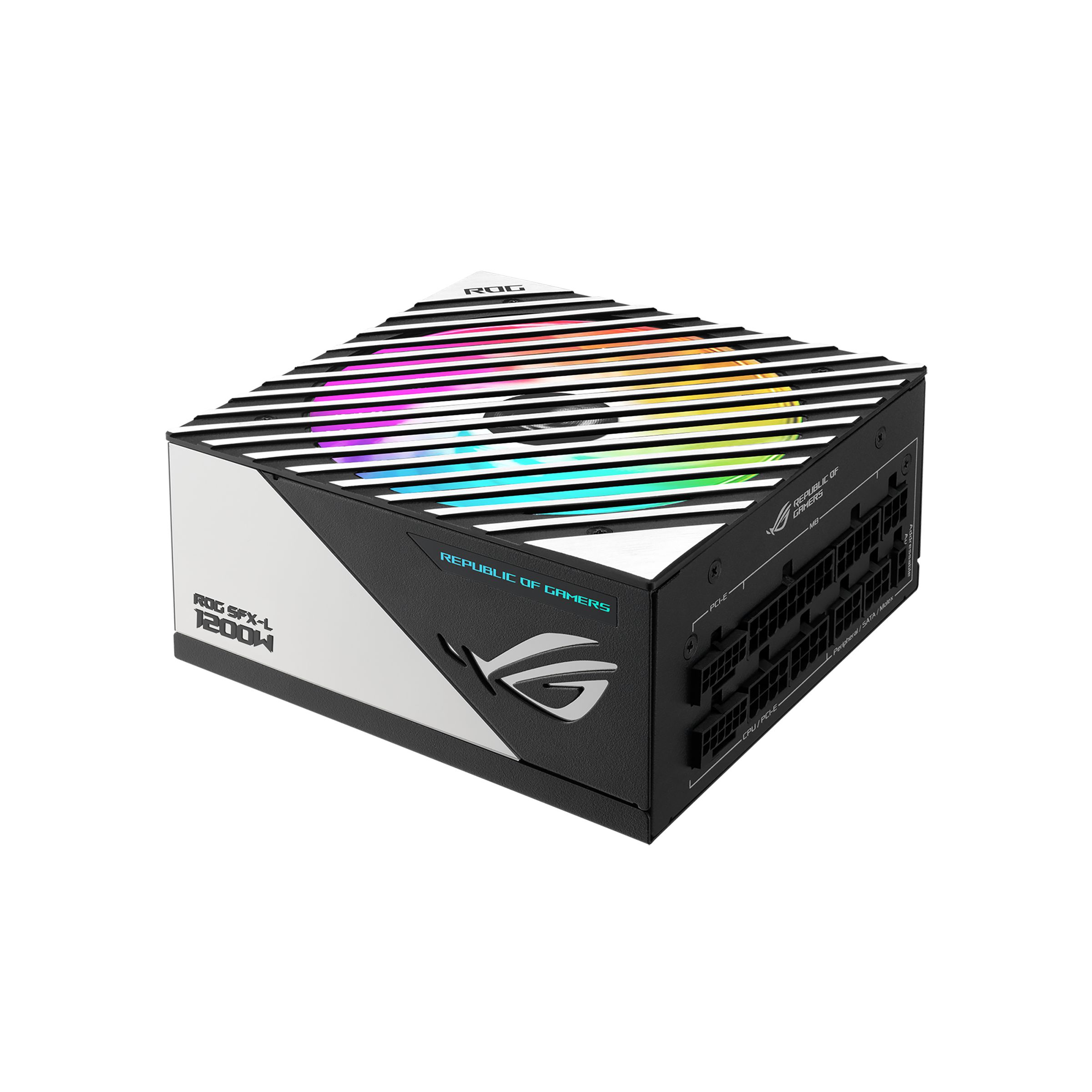 ASUS ROG LOKI 1200T SFX-L Gaming Power Supply - 1200W - 80+ Platinum - Fully Modular - Black/Silver