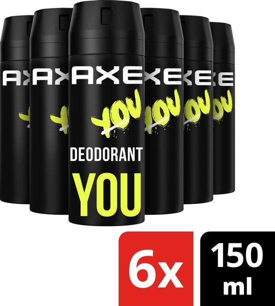 AXE Deodorant Bodyspray - You - 6 x 150ml