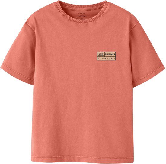 NAME IT Jongens T-shirt met korte mouw en ronde hals - Maat 92