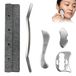 Merkloos 4-in-1 Roestvrij Stalen Fascia Schraper Set voor Zelfmassage