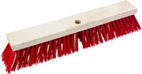 Buemag Bezemkop - Elaston - Rood - Hout - Hard/Extra Stevig - 50 cm