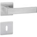 Hermat béquille INVITE en acier inoxydable, BB - Porte de chambre inox mat