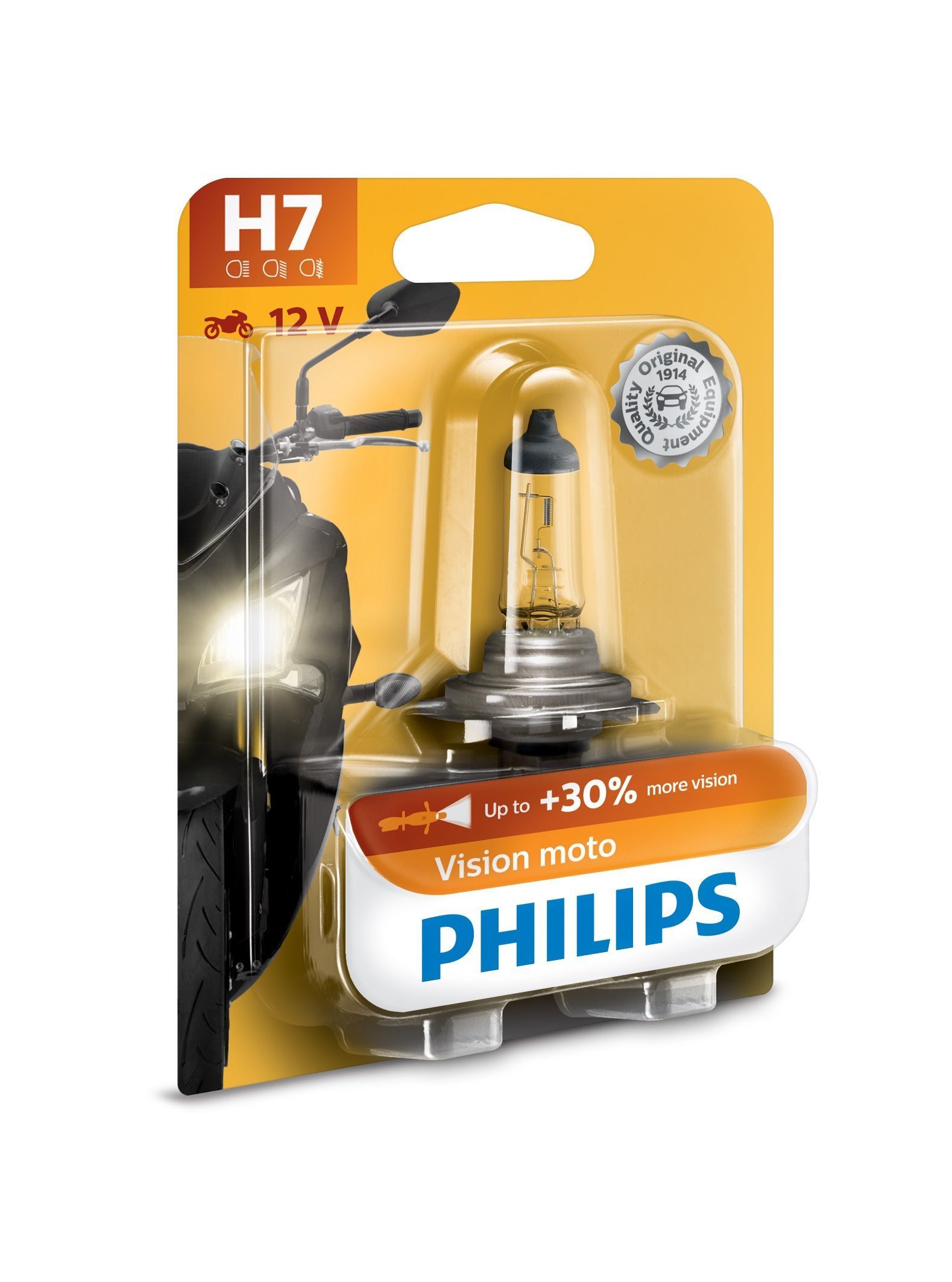 Philips Vision Moto Type H7 - Motor Lamp - 12V - 1 stuk