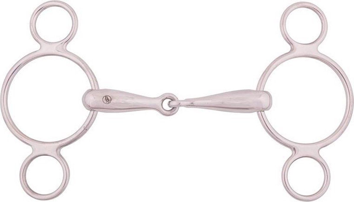 BR Enkel Gebroken Pessoa Watertrens 18 mm - Rvs