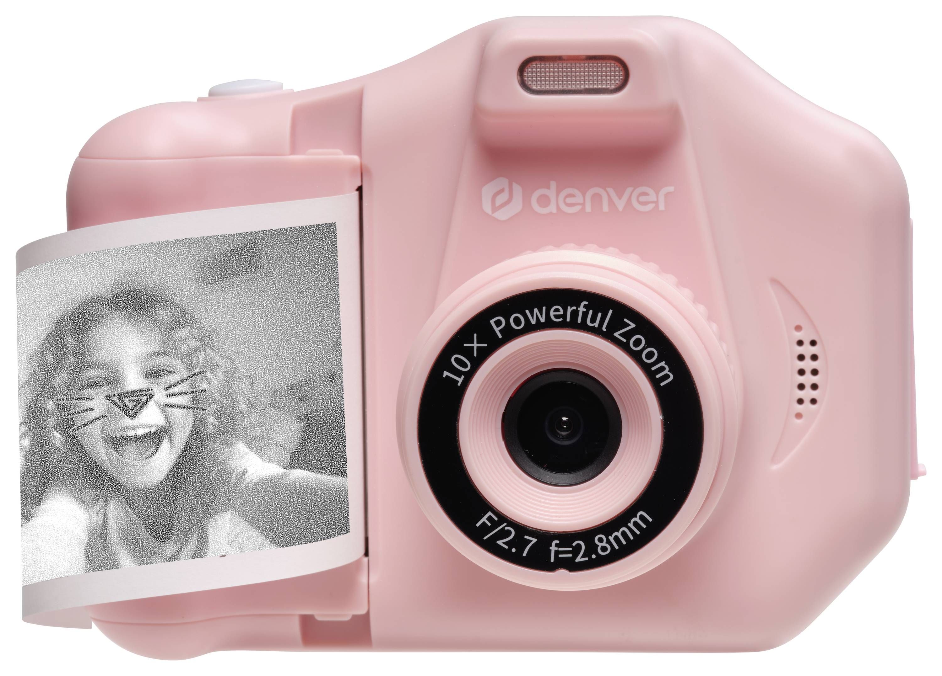 Denver Kindercamera Full HD met Printer - Selfie Camera - 48MP - Roze