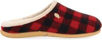 Hot Potatoes Sloffen Skovde - Maat 32 - Unisex - Zwart/Rood - Wol
