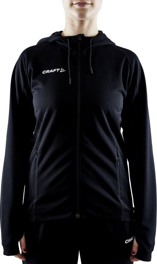 Craft Craft Evolve Hooded Sportvest - Dames - donkergrijs - Maat S
