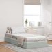 Maison Exclusive - Cadre de lit ottoman gris clair 90 x 200 cm velours