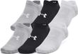 Under Armour sokken Ua Essential No Show 6-pack Rood 002 Mannen Wandelen Laag Effen Polyester/Elastaan Schoenmaat 46-50 Vocht absorberend 6 stuks